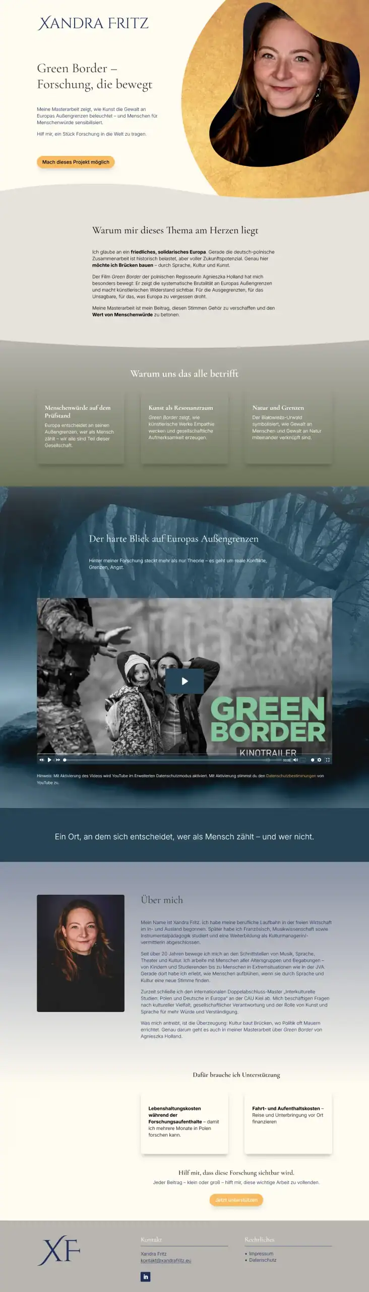 Screenshot Homepage Website Henssen Palaeowerkstatt