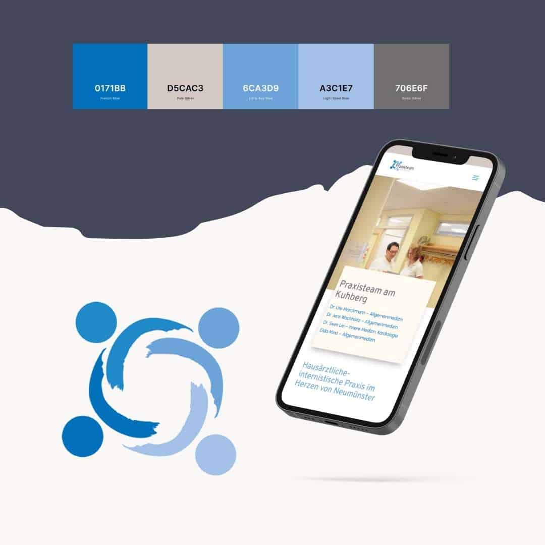 Referenz Praxisteam Website der Praxis am Kuhberg, Neumünster