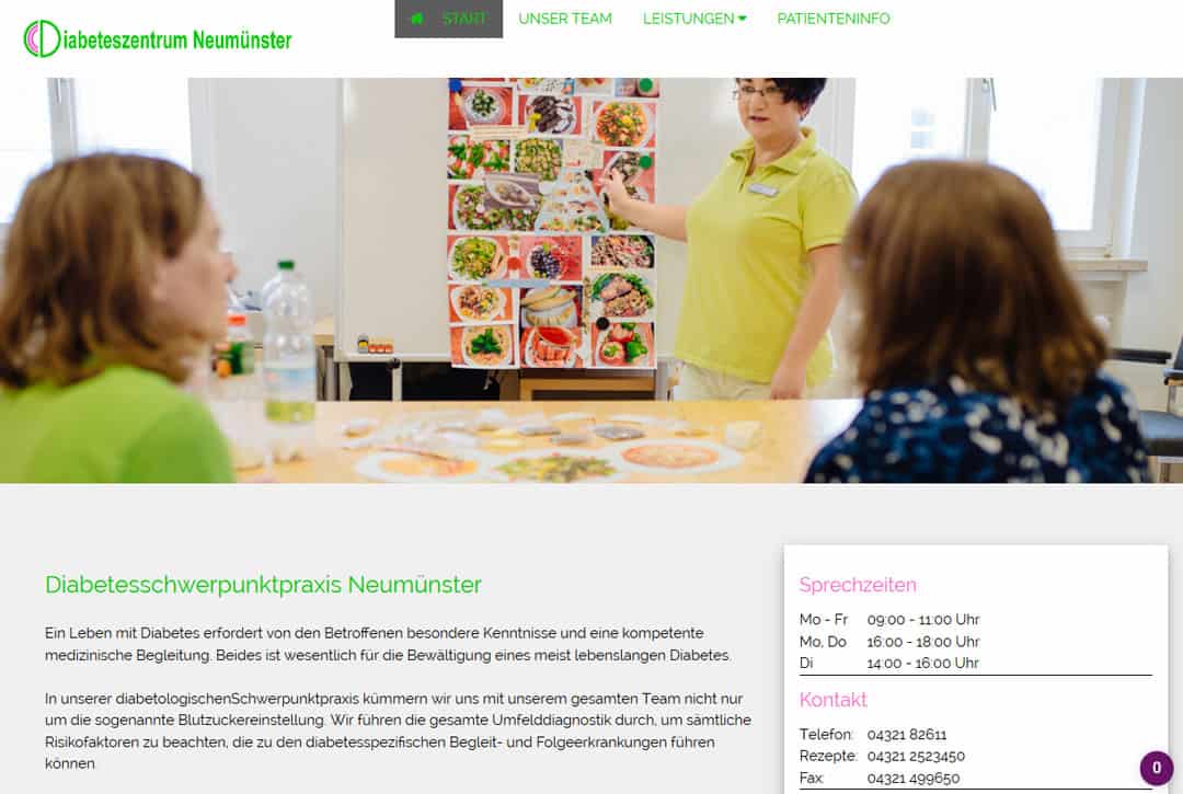 diabeteszentrum_seite Website Diabeteszentrum Neumünster